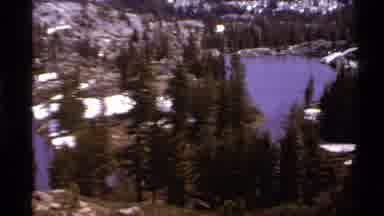 Lake Tahoe California USA (1978): At The Top Of The Mountain With A Lake