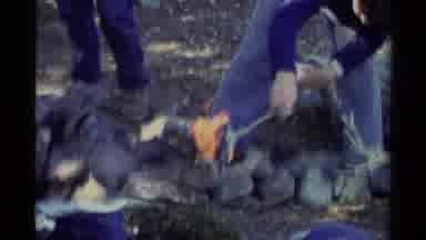 Lake Tahoe California USA (1978): Picture Of Someone Near Campfire And Video Of