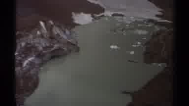 British Columbia Canada (1979): Beautiful Aerial Shot Of A Calm Lake Near The