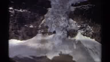 British Columbia Canada (1979): A Glacier Covers The Side Of A Mountain And The