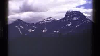 British Columbia Canada (1979): The Vast Mountains In The Distance Overshadow The