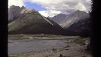 British Columbia Canada (1979): A View Of Isolated Mountains Surrounded By Water