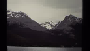 British Columbia Canada (1979): Mountain Landscape On A Steep Hillside With Rough