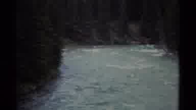 British Columbia Canada (1979): River In The Mountains Surrounded By Rocks And A