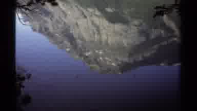 British Columbia Canada (1979): Looking At The Reflection Of Mountains And Nature