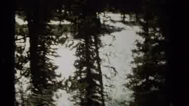 British Columbia Canada (1979): Meandering Rocky Stream Gives Off Reflection Of