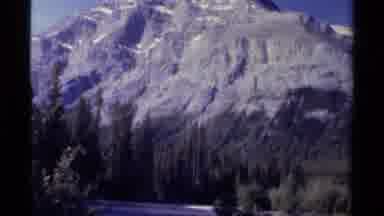 British Columbia Canada (1979): Backpackers Walking On A Bridge