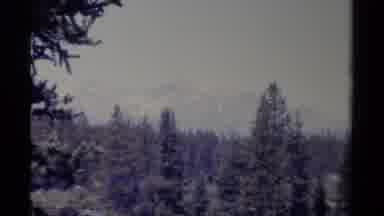 British Columbia Canada (1979): River Flowing In Between The Mountains