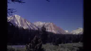 British Columbia Canada (1979): Beautiful Mountain Side With The Peak Of Mountains
