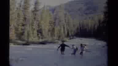British Columbia Canada (1979): Walking A River And Being Swept By The Water