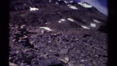 British Columbia Canada (1979): Snow Capped Mountains Overlooking A Happy Pile Of