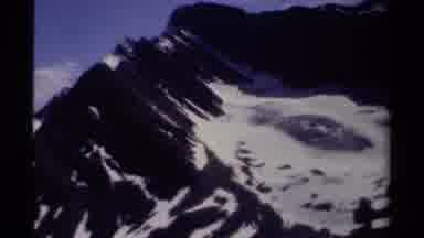 British Columbia Canada (1979): Peak Of The Mountain With Snow On Some Parts The