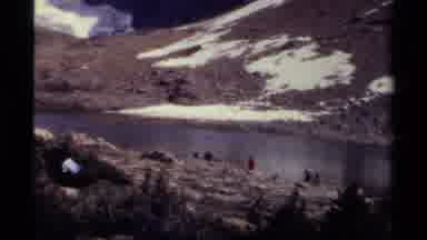 British Columbia Canada (1979): Hikers Hiking Through Forest