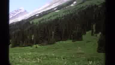 British Columbia Canada (1979): An Isolated Green View Surrounded By The Mountain