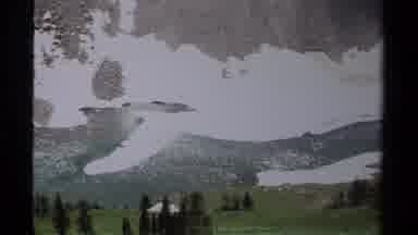 British Columbia Canada (1979): A View Of Snow Melting Near A Creek