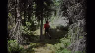 British Columbia Canada (1979): Person/People Walking In Woody Terrain With Open