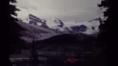 British Columbia Canada (1979): A Deserted Dark View Of The Mountains