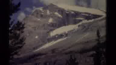 British Columbia Canada (1979): Three Shots Of Mountains From Afar And Near With