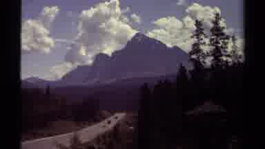 British Columbia Canada (1979): People Traveling On Horses And A Deserted Forest