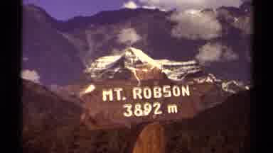 British Columbia Canada (1979): A View Of Ancient Mountain Peak Called Mt Robson