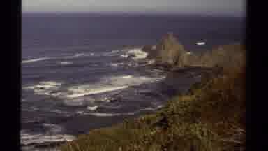 Mendocino California USA (1980): Beautiful Seascape Where You Can Feel The Wind