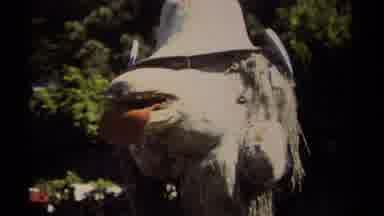 Mendocino California USA (1980): An Ugly Pole Mask