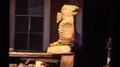 Mendocino California USA (1980): Vacation Video Of Wood Carving And Windmills In A