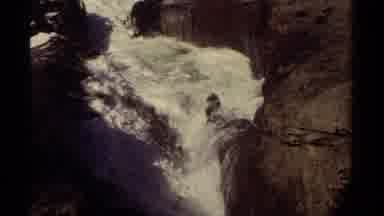 Mendocino California USA (1980): Waves Crashing Against Cliff Rock Sea Ocean Spray