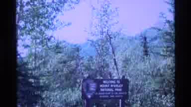 Alaska USA-1977: Informational Pamphlets And Sign Showing Entrance To Mount McKinley National Park