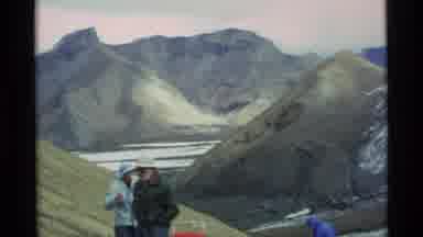 Alaska USA (1977): People Get Ready For Big Hike Through Hills And Mountains