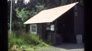 Alaska USA (1977): Sacred Woods American Flag Secluded Cabin Sacred Area Tall
