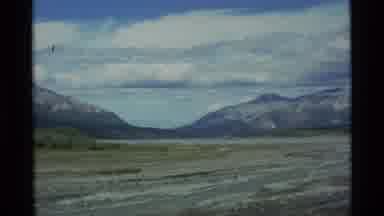Alaska USA (1977): The Through Pass Between The Mountains Shows Clearly On The