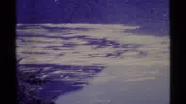 ALASKA USA-1977: Aerial View of Frozen Landscape with Snow and Ice