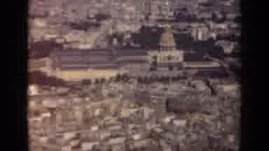 Paris France (1939): The Aerial View Of A Monument With Dome Amid Other Buildings