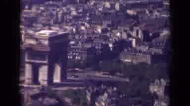 Paris France (1939): Construction Of A Large Landmark In Paris With Cars Driving
