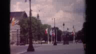 Paris France (1939): Flags In The City