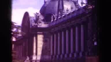 Paris France (1939): Large Building With Columns