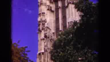 Paris France (1939): A Slow Moving View Upwards Of A Tall And Old Building