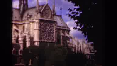 Paris France (1939): Archival Footage: Notre Dame Cathedral In Paris Showing The