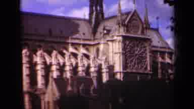 Paris France (1939): Beautiful Historical Stone Castle Scenery Grounds Day Touring