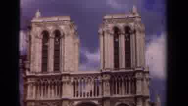 Paris France (1939): Blue Sky Sunny Day Architecture Church Building Maintain