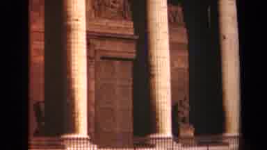 Paris France (1939): Tall Columns In Front Of An Old Church Possibly With Traffic