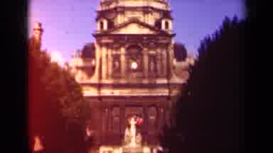 Paris France (1939): A Bottom To Top Shot Of A Historical Building Nestled Within