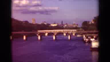 Paris France (1939): Vintage Footage Showing Old Bridge And Building