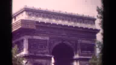 Paris France (1939): People Walking Out Of Historical Building