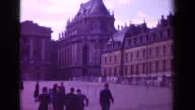 Paris France (1939): Vintage Film Clip Of People Walking Toward A Historical