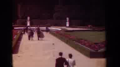 Paris France (1939): Vintage Film Of People Strolling In A Very Beautiful Well