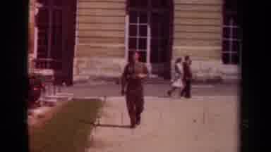 Paris France (1939): Man Walking Around The Area And Having A Camera Around His