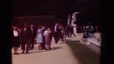 Paris France (1939): People Holding Their Hands To Shield Their Face From The Sun