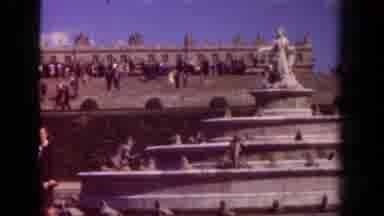 Paris France-1939: Tourists Visiting A Grand Palace Garden